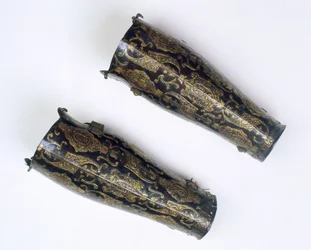 Pair of Shin Pads from the Armoury of Archduke Albrecht, Governor of the Netherlands
