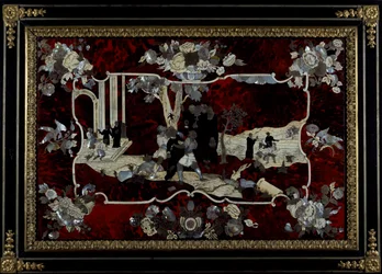 Panel marquetry made by Royal Manufacture of Naples, Italy