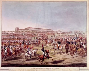 Parade of the Italian Cavalry of the Kingdom of Italy