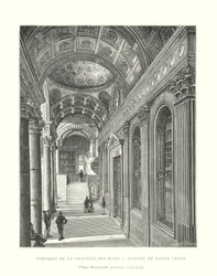 Portico of the Pazzi Chapel, Cloister of Santa Croce