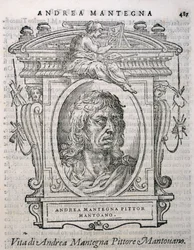 Portrait of Andrea Mantegna from Vasari