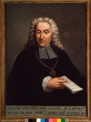 Portrait of Italian composer Giacomo Perti