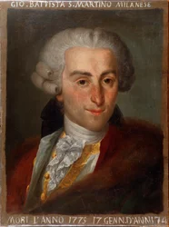 Portrait of Italian composer Giovanni Battista Sammartini