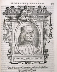 Portrait of Giovanni Bellini from Vasari