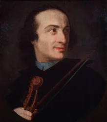 Portrait of Italian violinist and composer Giuseppe Tartini