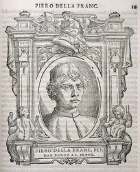 Portrait of Piero della Francesca from Vasari