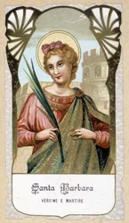 Portrait of Saint Beard, Virgin and Martyrdom, Italy