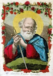 Portrait of Saint Paul with sword, Italy
