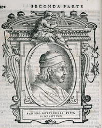Portrait of Sandro Botticelli from Vasari