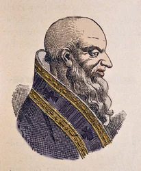 Portrait of Pope Boniface III (607-608)