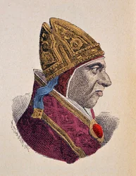 Portrait of Pope Calixte III (1455-1458)