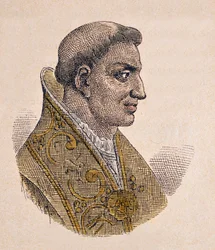 Portrait of Pope Stephen II (752-757)