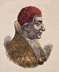 Portrait of Pope Stephen IV (816-817)