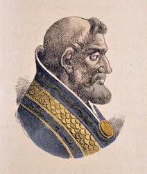 Portrait of Pope Honorius III (1213-1227)