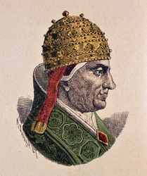 Portrait of Pope Honorius IV (1285-1287)