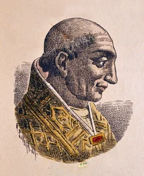 Portrait of Pope Lando (913-914)