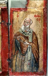 Saint Anastasis (Detail). Triptych by a Greek Artist (16th century). Venice, Museo Correr