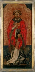 St. Philip stepping on a demon