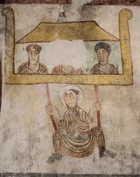 St. Proculus Swinging on Rope (detail)