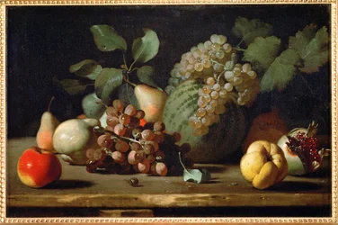 Still-life with Grapes and Pomegranate, Early