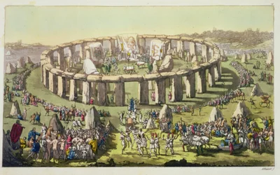 Stonehenge, or a Circular Temple of the Druids, plate 19 from The History of the Nations