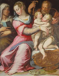 The Holy Family with the Infant St. John the Baptist
