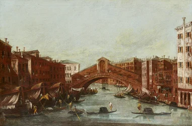 The Rialto Bridge from the Grand Canal