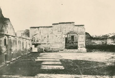 The Stabian Baths - The Courtyard of the Stuccoes as it is