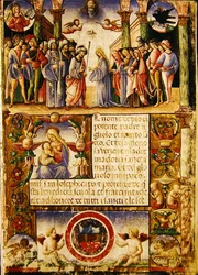 The Betrothal of the Virgin, from a Mariegola of the Lay Guild of St. Joseph and St. Sylvester