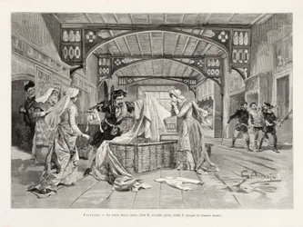 The Scene of the Basket (Act II, Part Two, Scene I) of Giuseppe Verdi