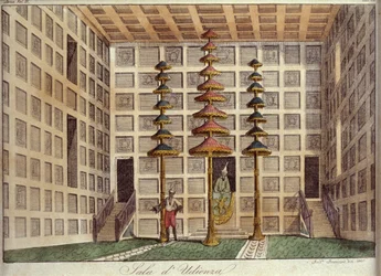 The throne hall of Lopburi Palace where King Narai the Great met with French ambassadors