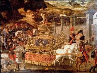 Victory of Lucius Aemilius Paullus over Persee king of Macedonian (detail)