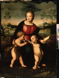 Virgin and child with John the Baptist as a Boy