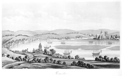 View of Rochester in 1669, from Travels of Cosimo III Grand Duke of Tuscany, through England during the reign of Charles II, English translation, published 1821