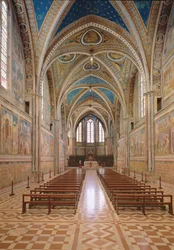 View of the interior of the Upper Church