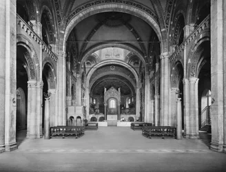 View of the Nave Towards the Apse, c.1120