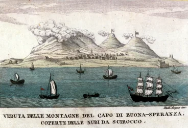 Views of the mountains of Cape of Good Hope