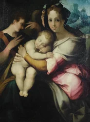 Virgin and Child, Unknown Artist from Tuscany, Mid 16th Century