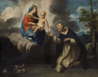 Virgin and Child with Saint Dominic