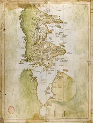 World map, Portolan atlas, Vesconte de Maggiolo