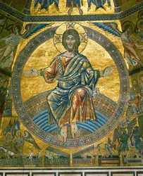 Christ Pantocrator in the Mandorla from the Cupola of the Baptistery, Florence
