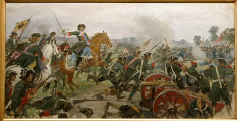 Poltava Battle in 1709
