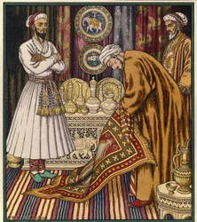 Prince Ali Buying a Carpet