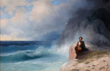 Alexander Pushkin on the Black Sea, 1868