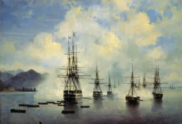 The Landing of General N. Raewski at Subaschi in July 1839
