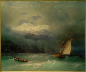 I.K.Aivazovsky, Stormy Sea