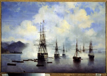 The Landing of General N. Raevsky at Subashi on July 1839