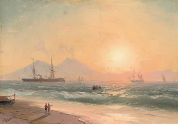 Watching Ships at Sunset