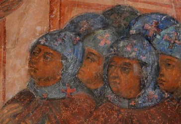 Fresco in the Cathedral of Our Lady of the Sign, Novgorod, Early 18th century
