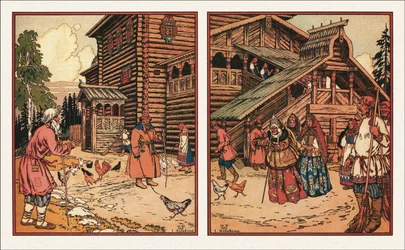 Illustration to The Tale of the Fisherman and the Fish